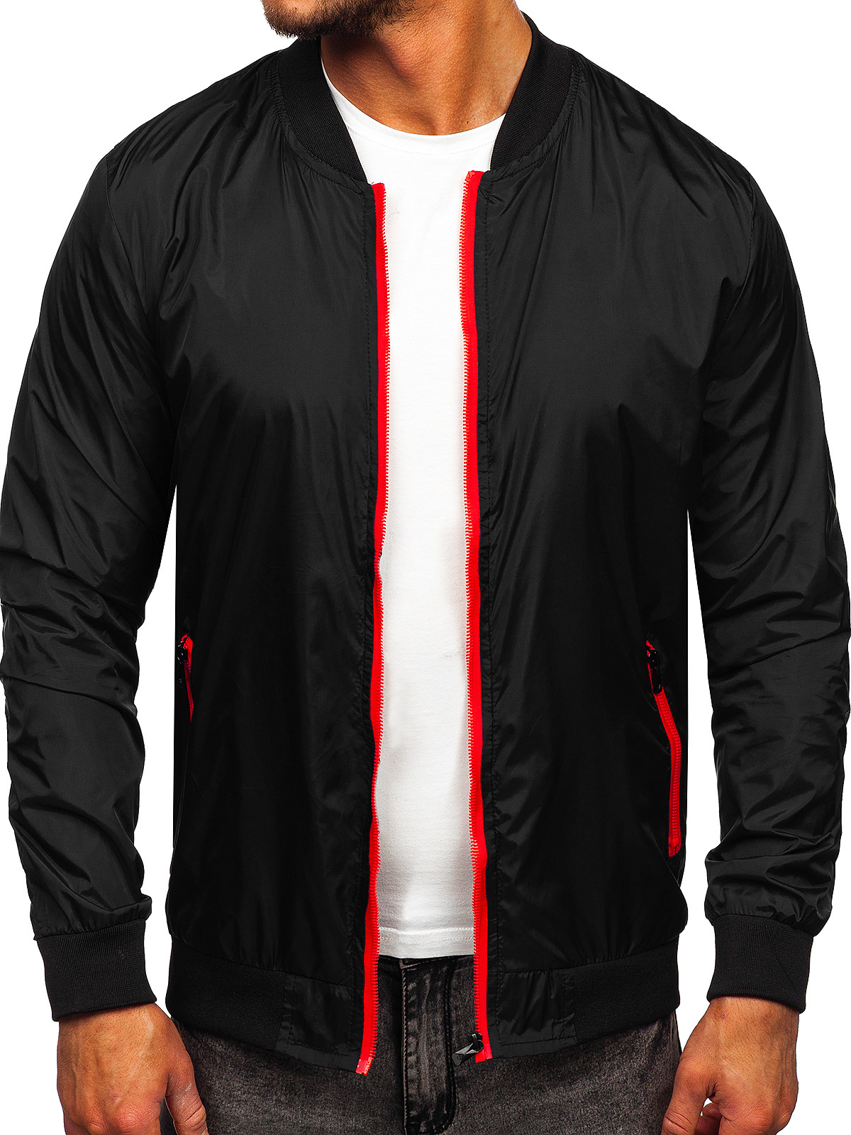 Sportjacke Übergangsjacke Sweatjacke Steppjacke Jacke Herren BOLF Bomberjacke EB