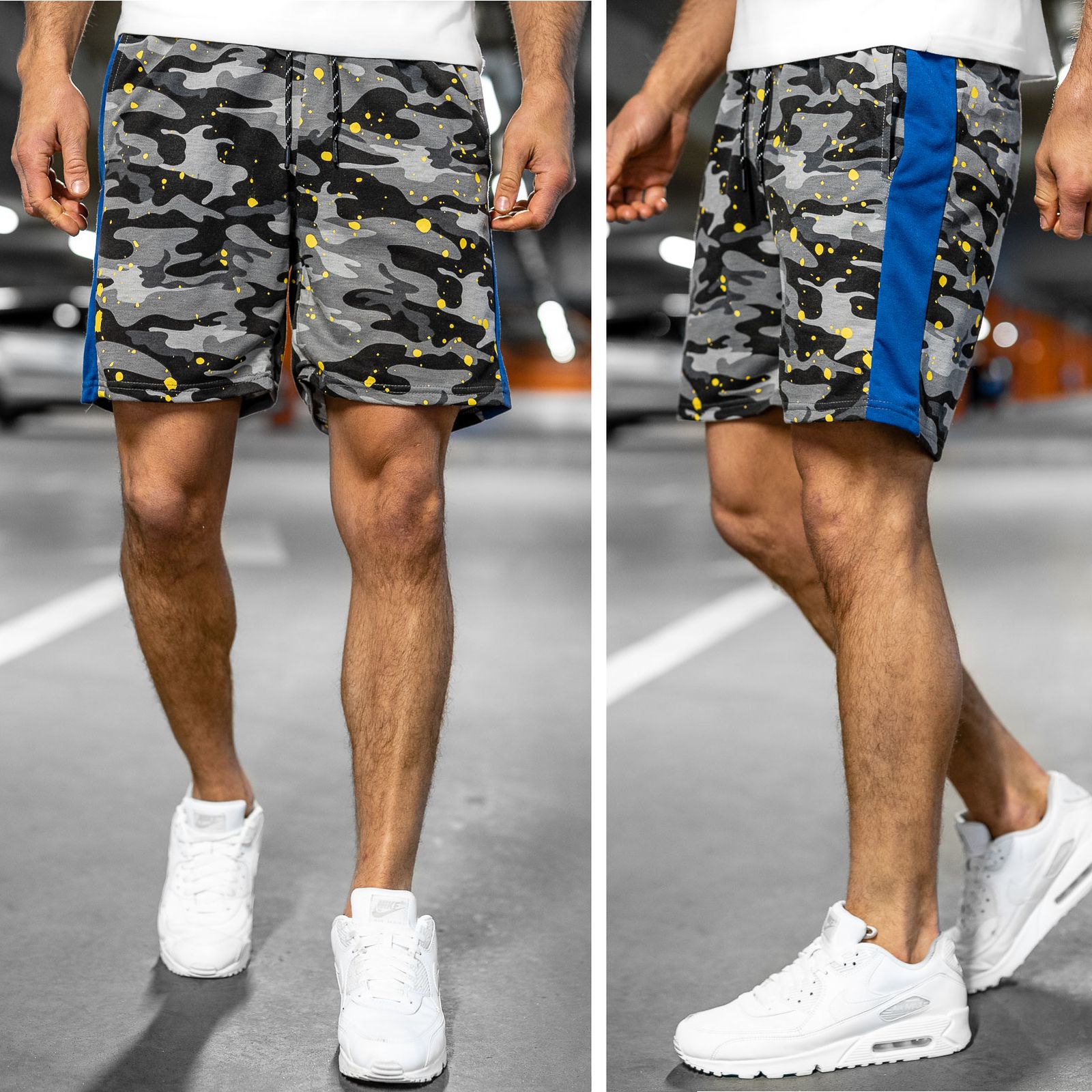 ショートパンツ No.1219 D camo bermuda SHORTS (3color) Under Control Camo Bermuda Short - Olive/combo | Fashion Nova