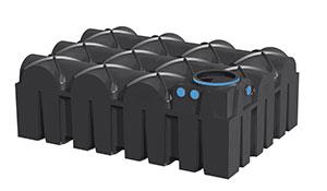 REWATEC Flachtank F-Line 7500 Liter Regenwasserzisterne flach F-Line 7500 Liter