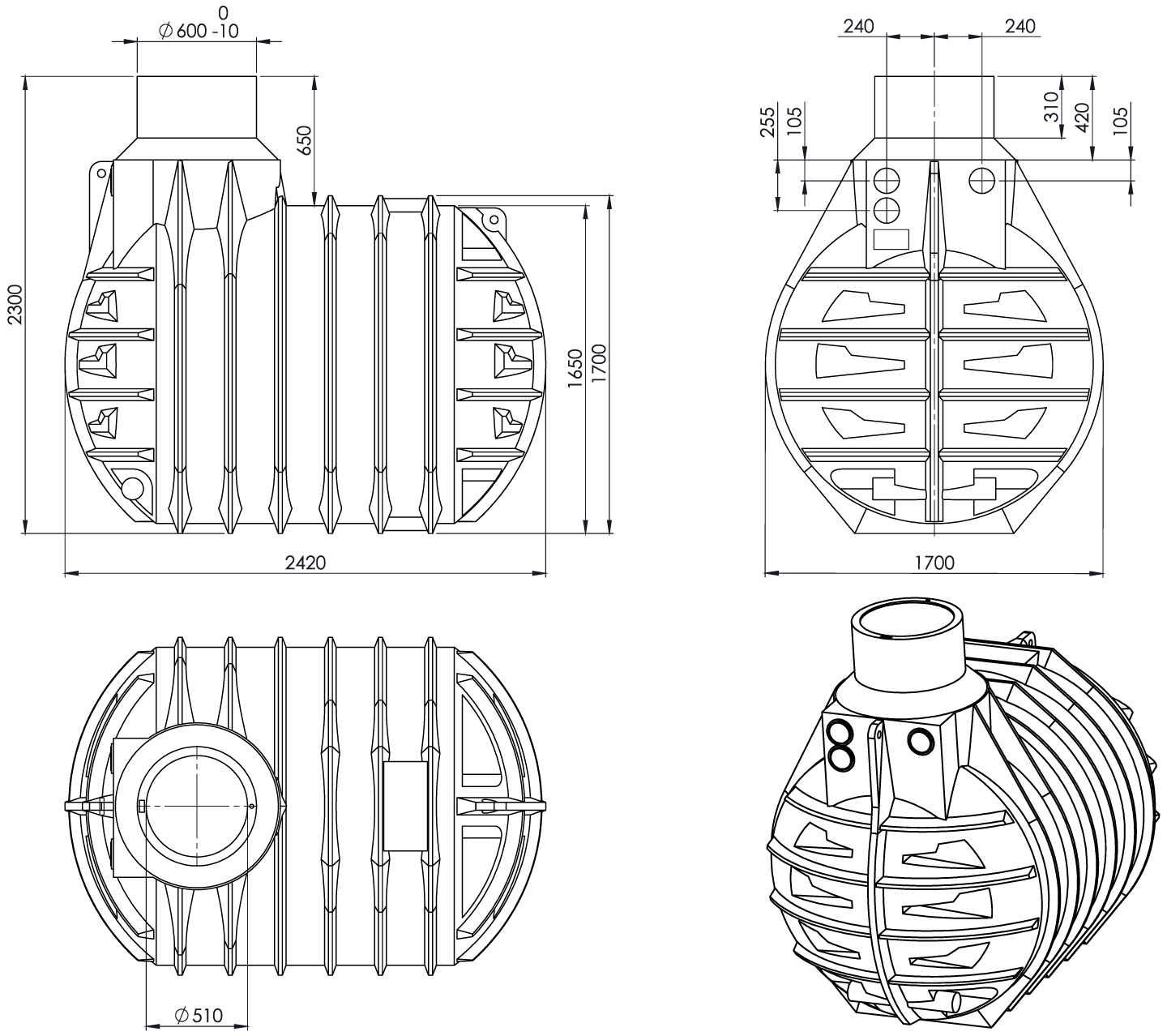 REGENTA BlueLine I 4.500 L Zeichnung