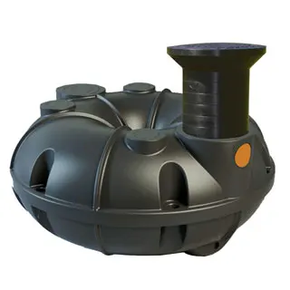 Abwassersammelgrube Torus mit Schacht DN 300 Abwassersammelgrube Torus mit Schacht DN 300