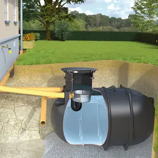 Erdtank für Regenwasser BlueLine Eco Erdtank BlueLine II Eco für Regenwasser