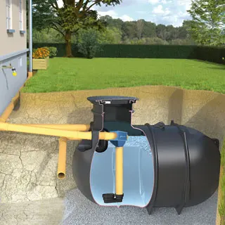 Erdtank für Regenwasser BlueLine Profi Erdtank BlueLine II Profi für Regenwasser