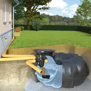 Regenwasserzisterne 5000 L Neo Profi Regenwasserzisterne 5000 L Neo Profi von Rewatec