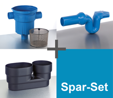 Regenwasserfilter Spar-Sets