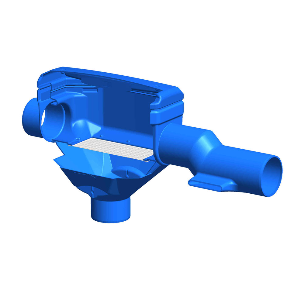 Regenwasserfilter Premium Skimmerfilter DN 150 Funktionsprinzip