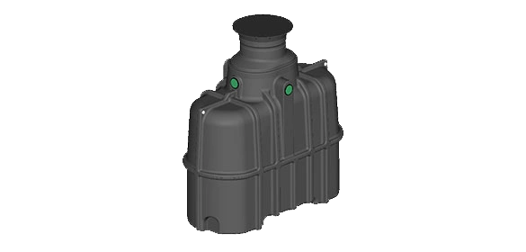Zisterne Schmaltank 3000 Liter für Regenwasser