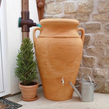 Regentonne Amphore HELENA 300 liter terracotta