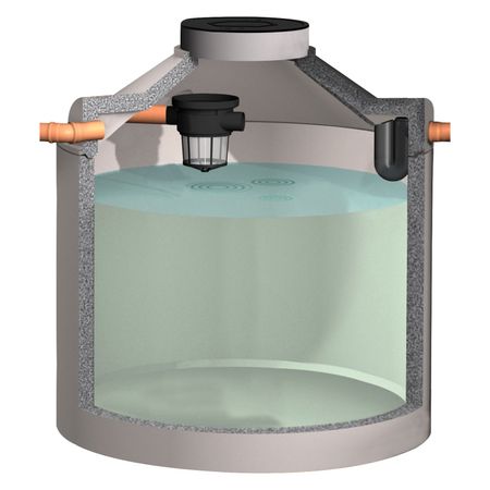 Betonzisterne inkl. Korbfilter-Set Basic