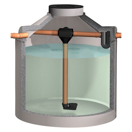 Betonzisterne inkl. Zisternenfilter-Set Inox