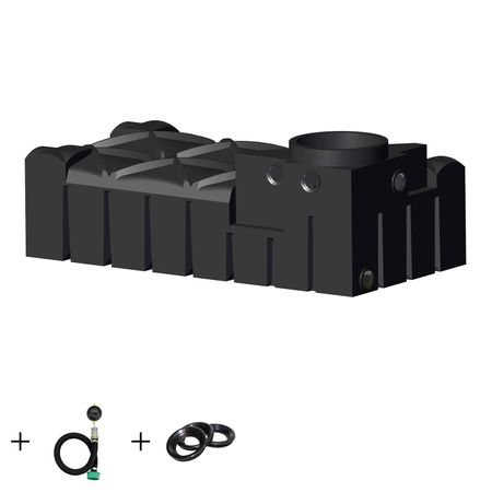 Retentionszisterne REGENTA flach 1500 L Drossel 0,07 - 0,45 l/s