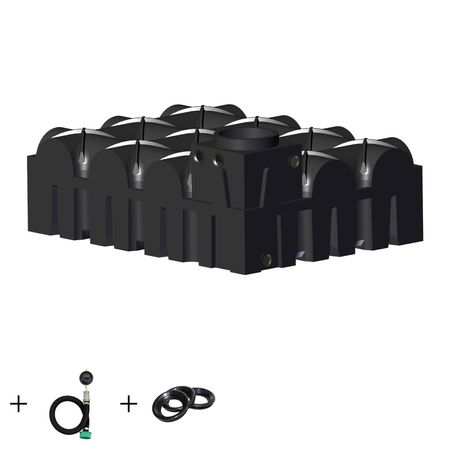 Retentionszisterne REGENTA flach 5000 L Drossel 0,07 - 0,45 l/s