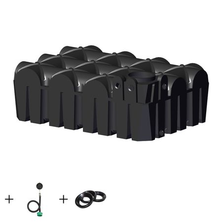 Retentionszisterne REGENTA flach 7500 L Drossel 0,66 - 1,64 l/s