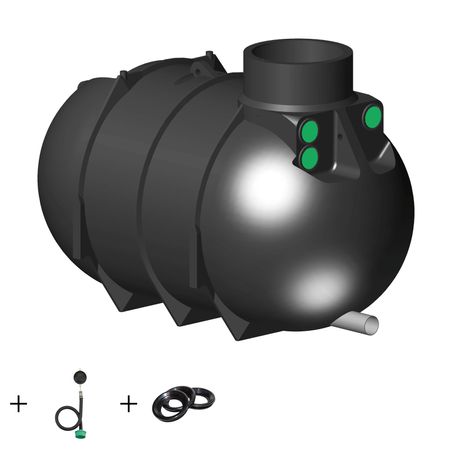 Retentionszisterne REGENTA 2600 L Drossel 0,66 - 1,64 l/s