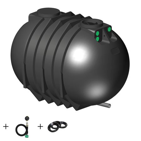 Retentionszisterne REGENTA 10000 L Drossel 0,07 - 0,45 l/s