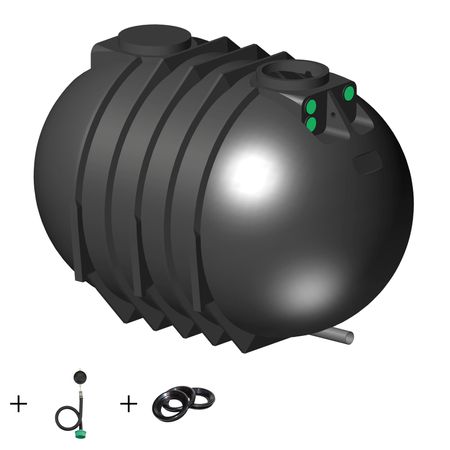 Retentionszisterne REGENTA 10000 L Drossel 0,66 - 1,64 l/s