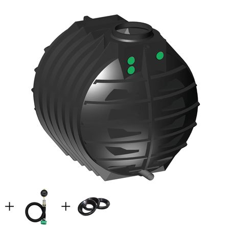 Retentionszisterne REGENTA 6000 L Drossel 0,07 - 0,45 l/s