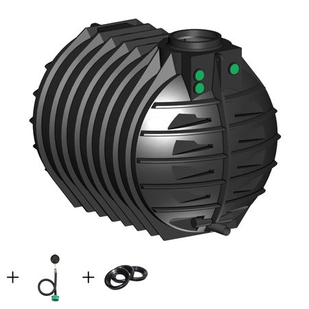 Retentionszisterne REGENTA 7500 L Drossel 0,66 - 1,64 l/s