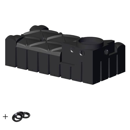 Rigole - Regenwasserversickerung REGENTA Flachtank 1500 L