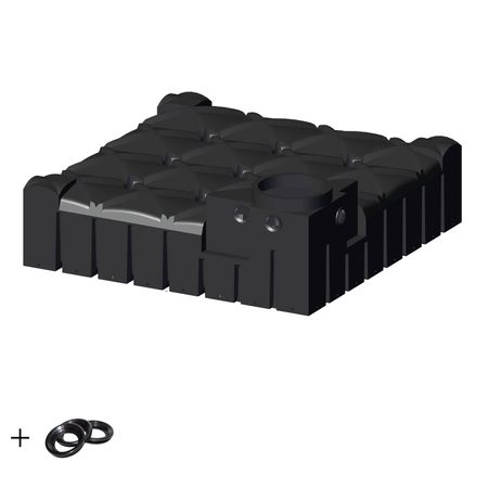 Rigole - Regenwasserversickerung REGENTA Flachtank 3000 L