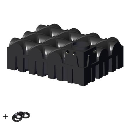 Rigole - Regenwasserversickerung REGENTA Flachtank 5000 L
