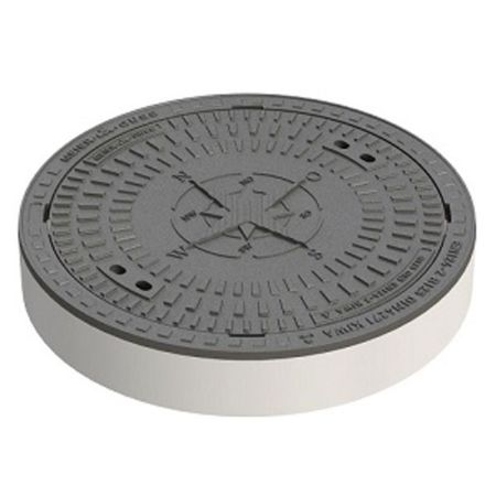 Schachtabdeckung Kl. A begehbar Typ Windrose für Betonzisternen 