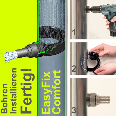 Regensammler  Easy Fix Comfort für Fallrohre