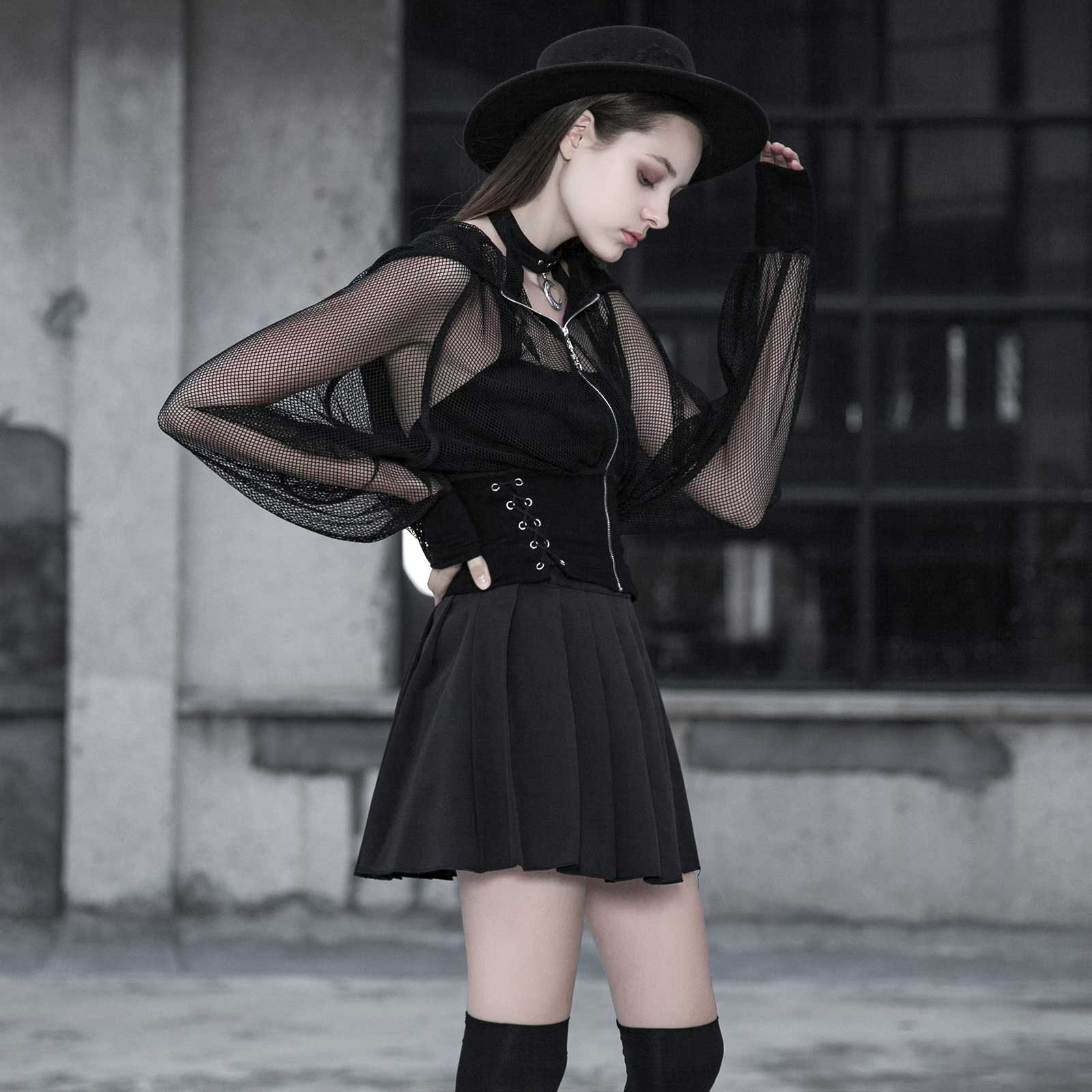 sweat leather jacket