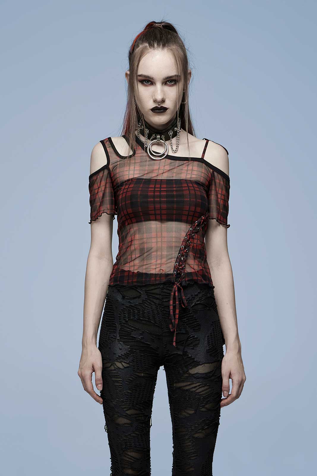 PUNK RAVE Tartan Punk Hot Shorts  ANDERSARTIG - Gothic Fashion &  Extraordinary Lifestyle