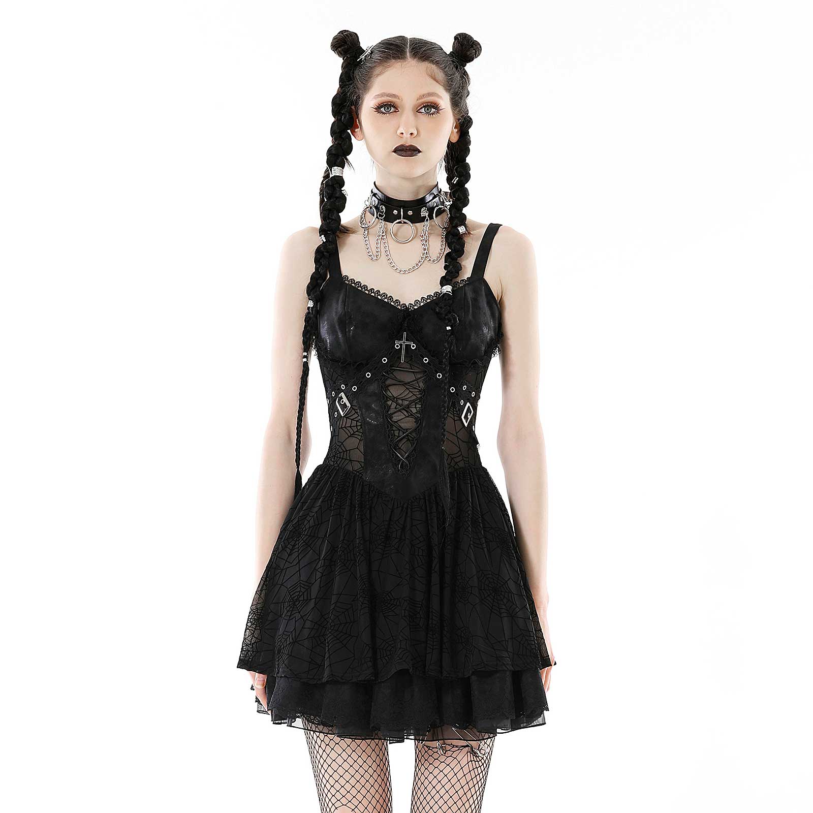 DARK IN LOVE Spider Punk Dress