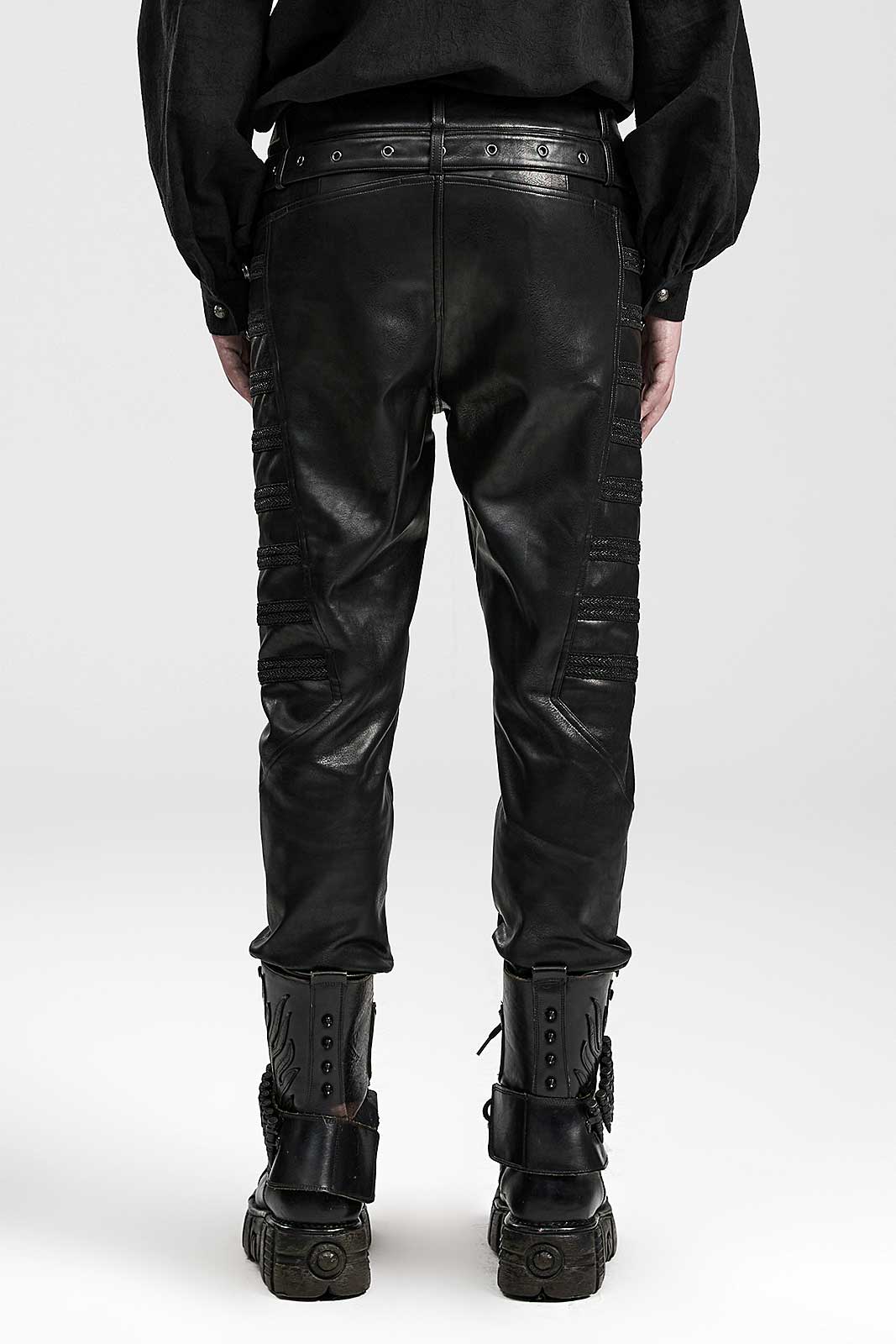 PUNK RAVE Corsair Leather Pants  ANDERSARTIG - Gothic Fashion