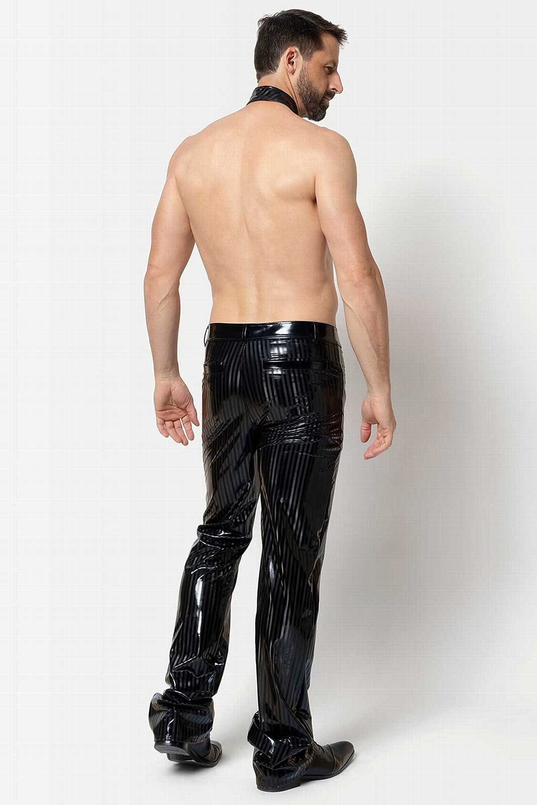 NOIR HANDMADE PVC Pants w/ Snap Side-Fly