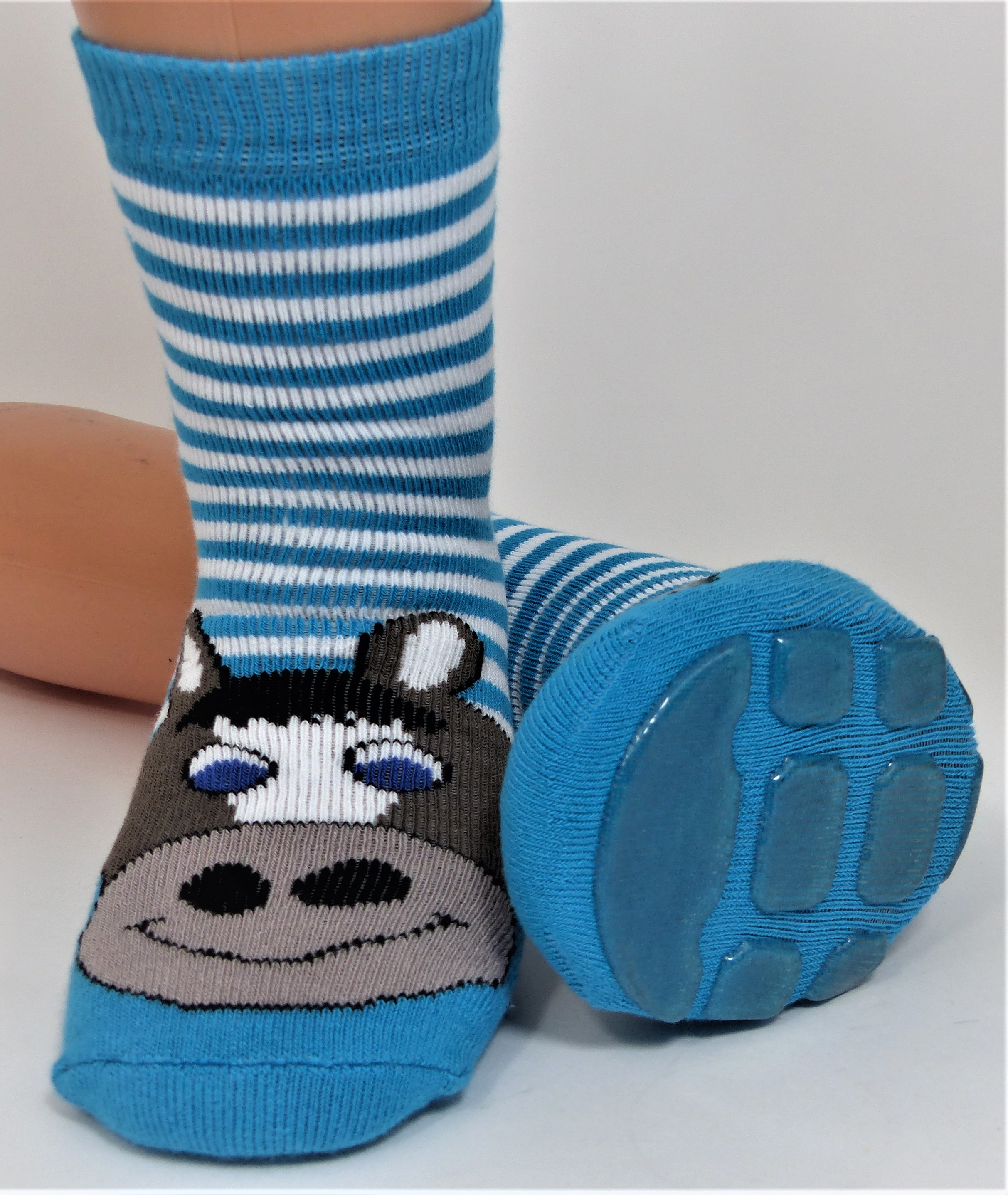 Shimasocks Kindersöckchen Vollplüsch mit Antirutschsohle