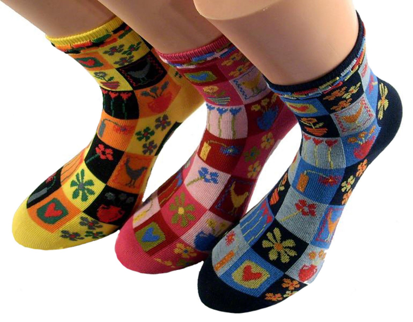 Shimasocks Kinder Socken Fantasie Flower Power 3er Pack