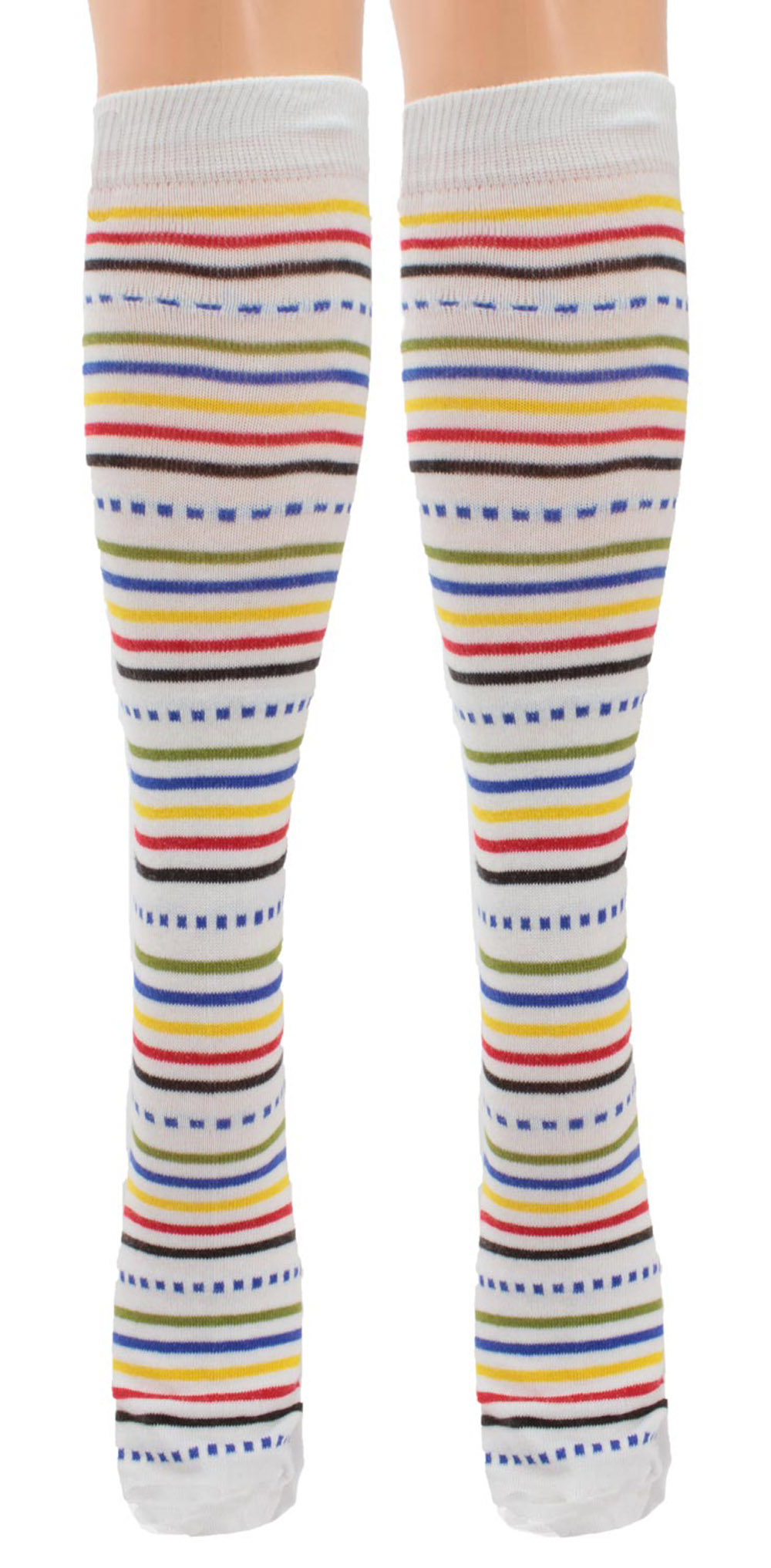 Shimasocks Kinder Kniestrümpfe bunte Feinringel