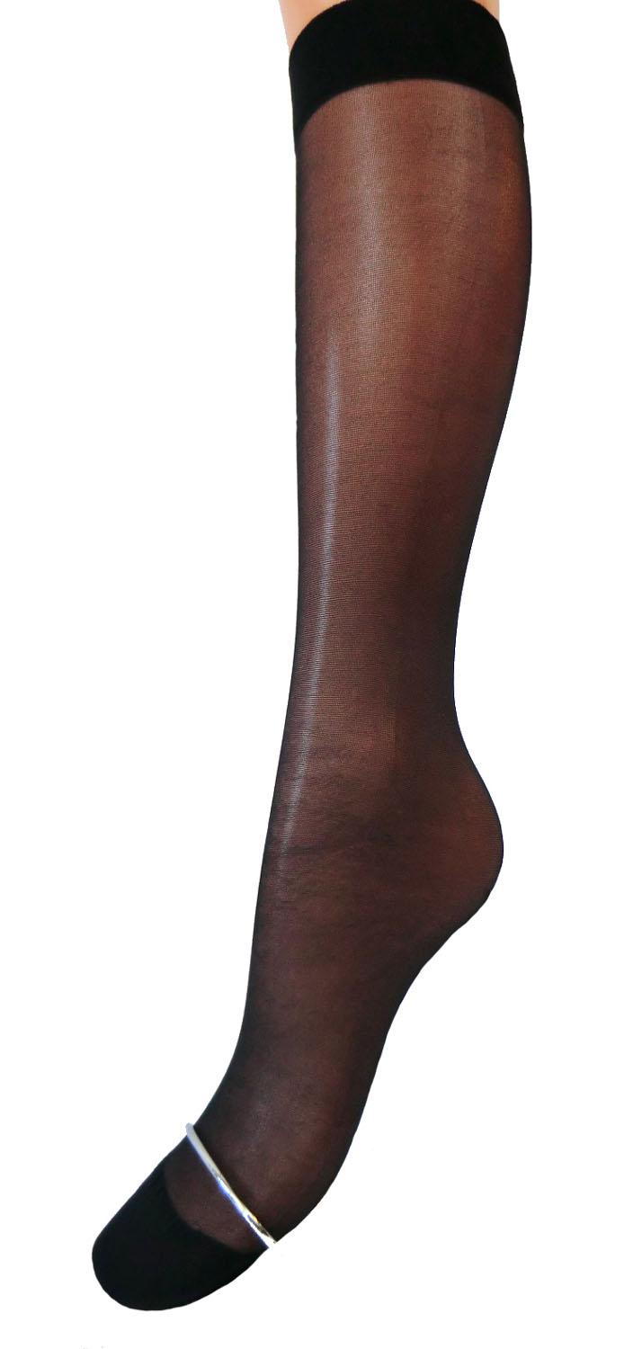 Shimasocks Damen Feinkniestrümpfe 60 den Doppelpack schwarz, diamant