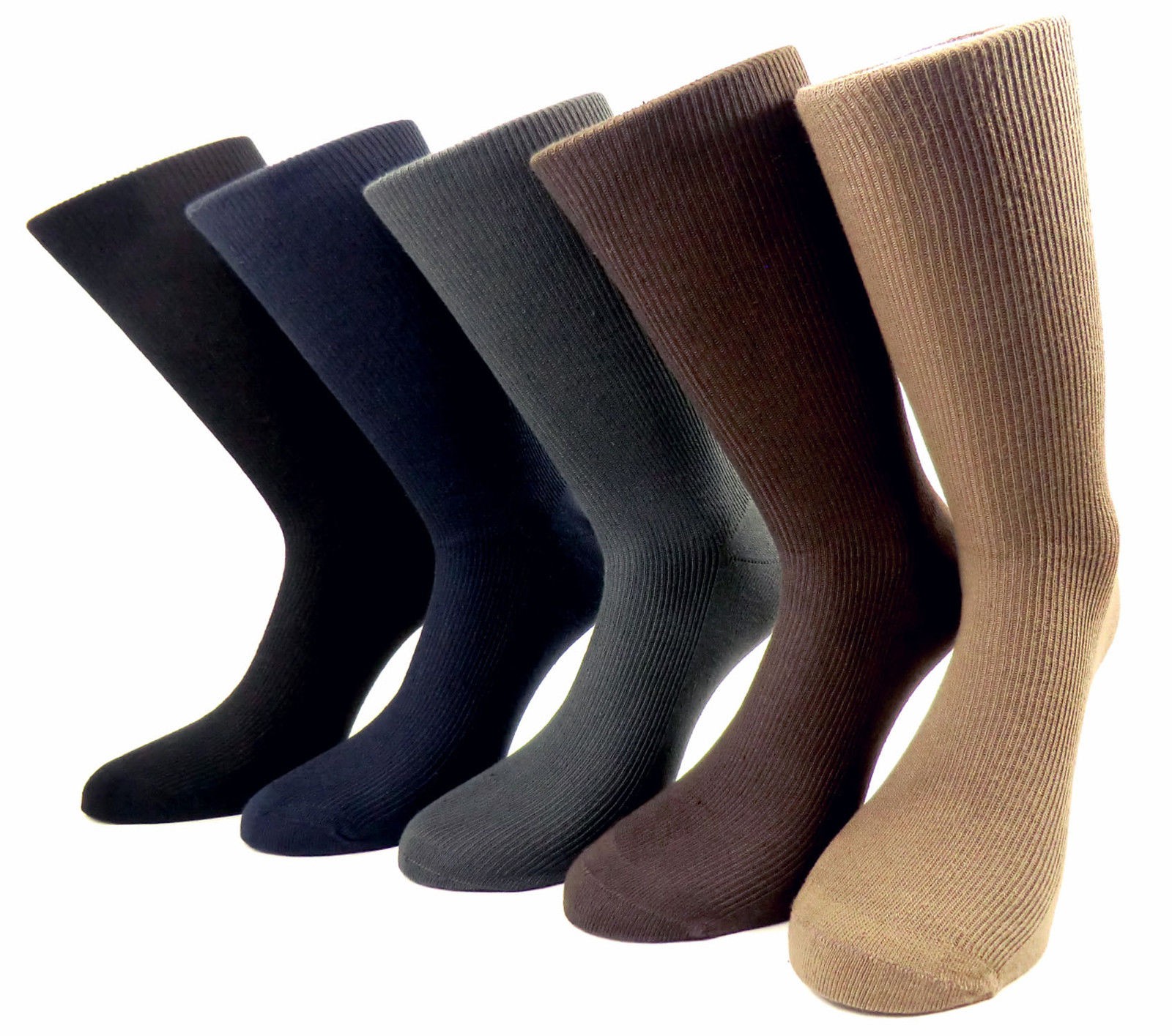 Shimasocks Herren Gesundheitssocken ohne Gummi 5er Pack