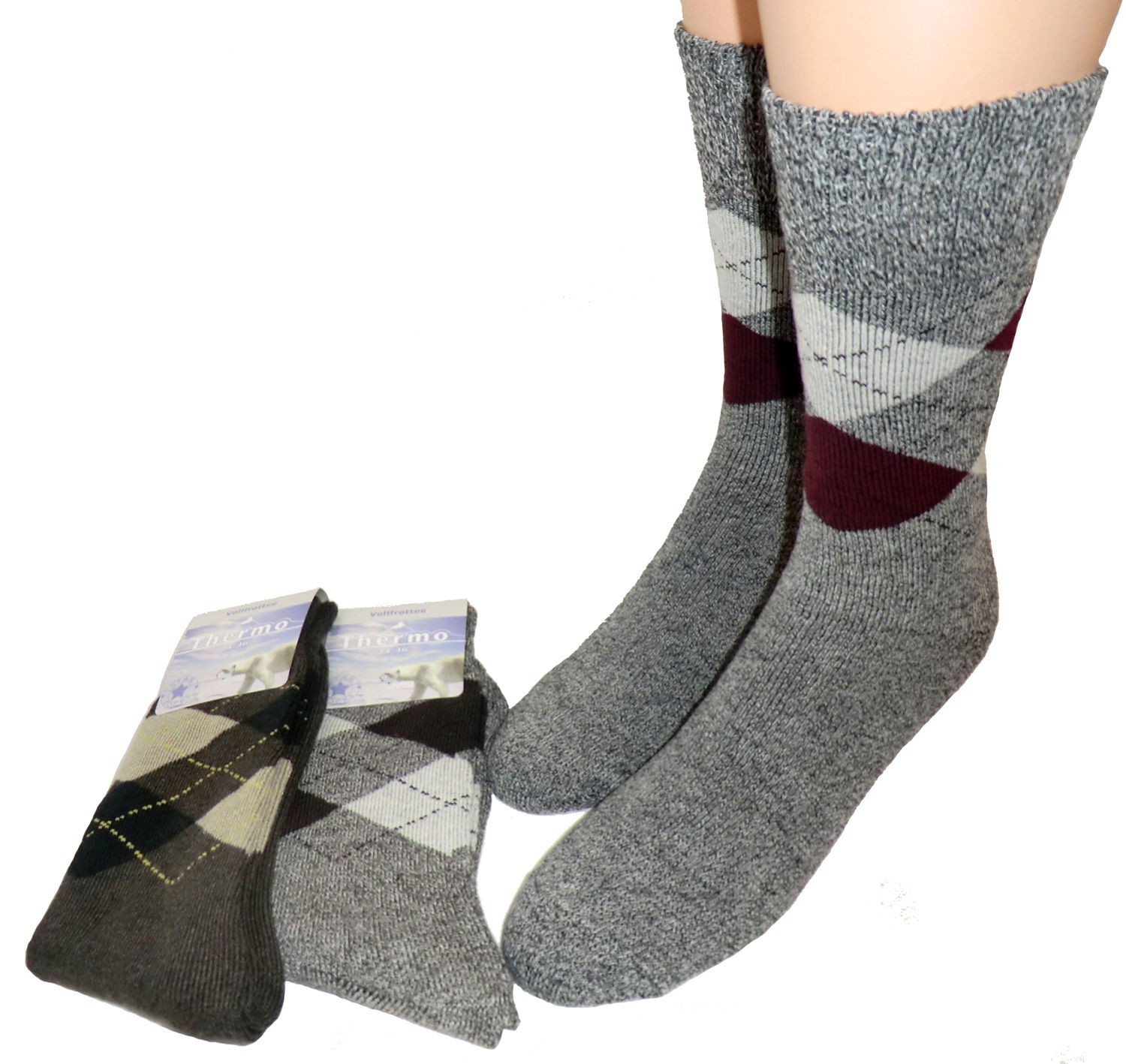 Shimasocks Unisex Thermo Socken Dreierpack