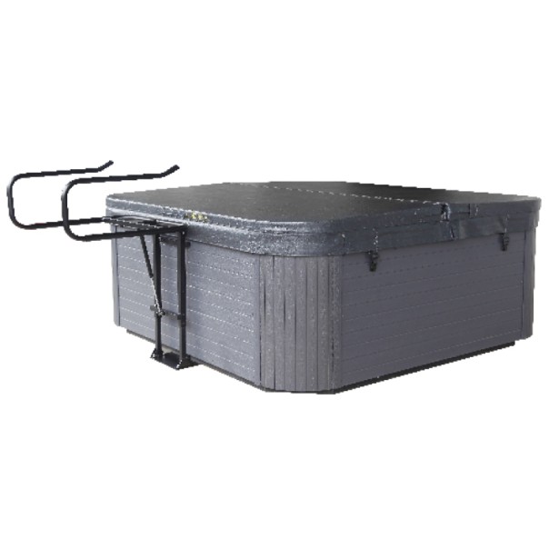 Lametta Poolstuhl-Schutzhülle – 600D Robust, Wasserdicht, Für Lift-Stühle, Schwarz/Blau, 121,9 X 152,4 X 121,9 Cm