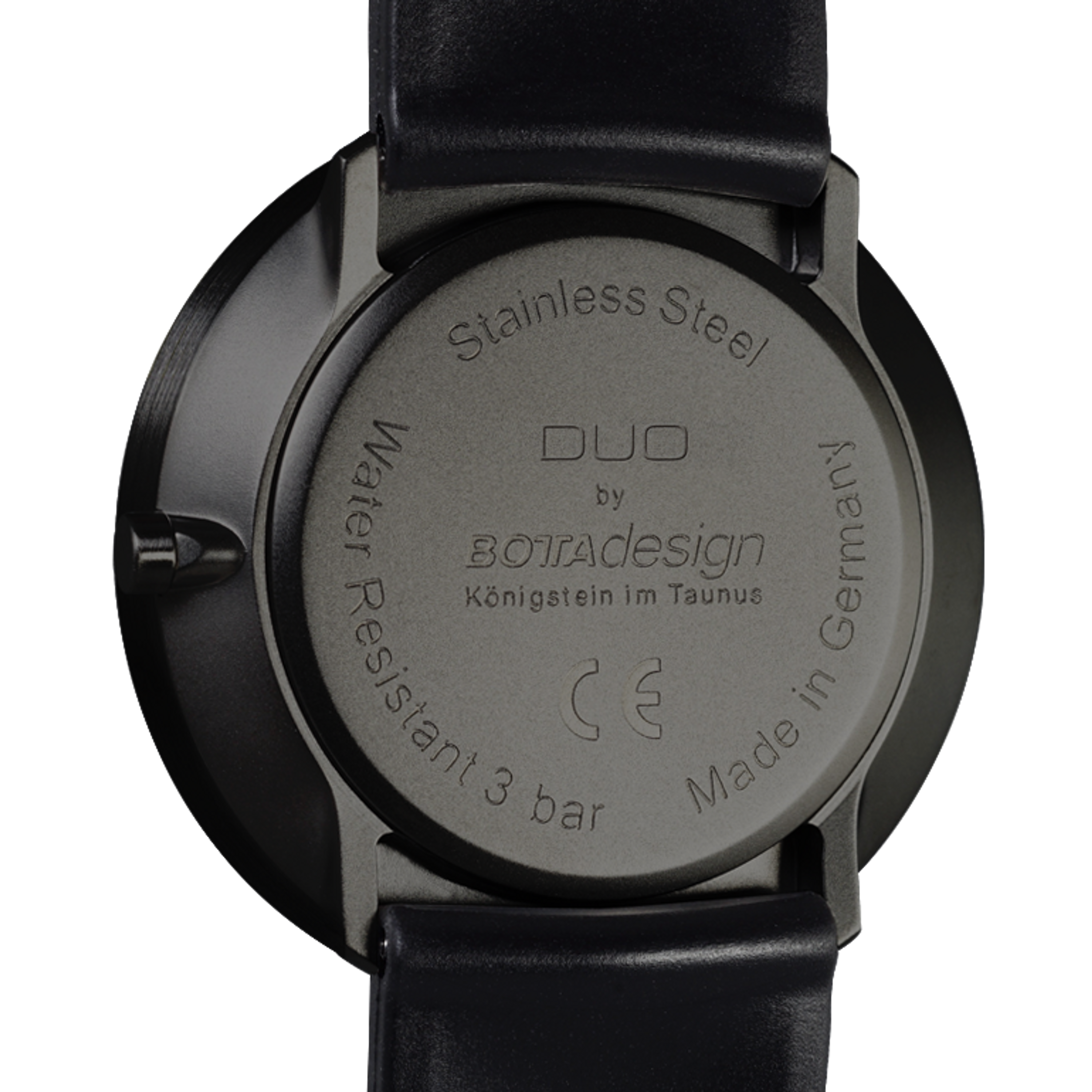 DUO Schwarz-gelb Black Edition Quarz