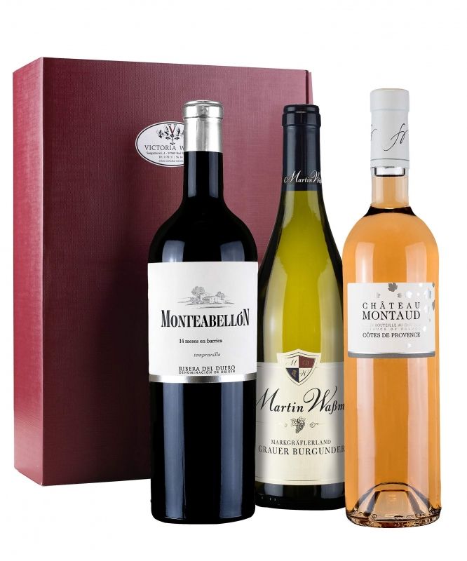 Geschenkpackung 3er-Set „Genuss” im Geschenkkarton Geschenkpackung 3er-Set „Genuss” im Geschenkkarton