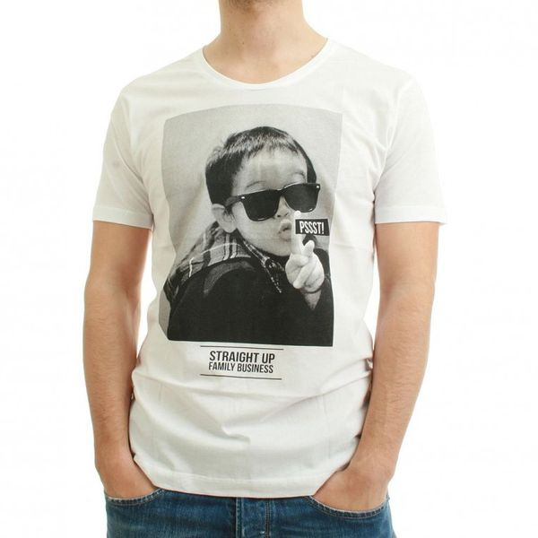 Be Famous T-Shirt Men - PSSST! - White Ansicht