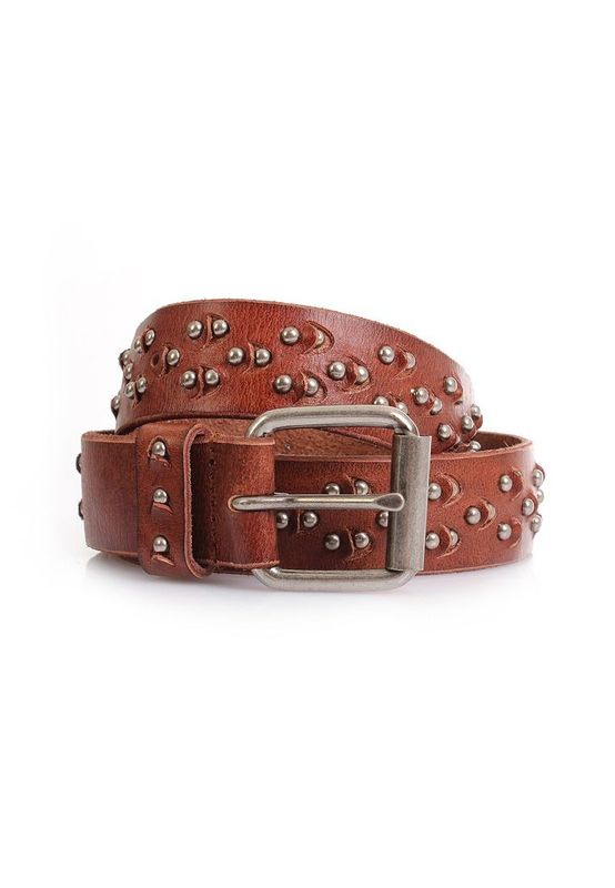 COWBOYSBELT Nietengürtel - 35827 - Cognac Ansicht