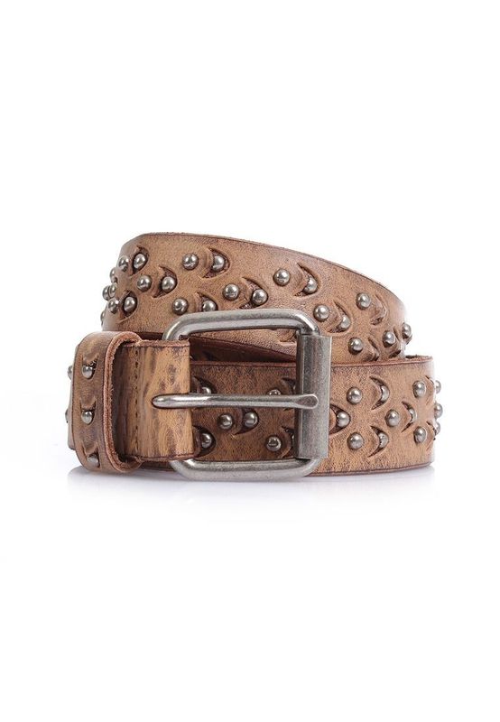 COWBOYSBELT Nietengürtel - 35827 - Natural Ansicht