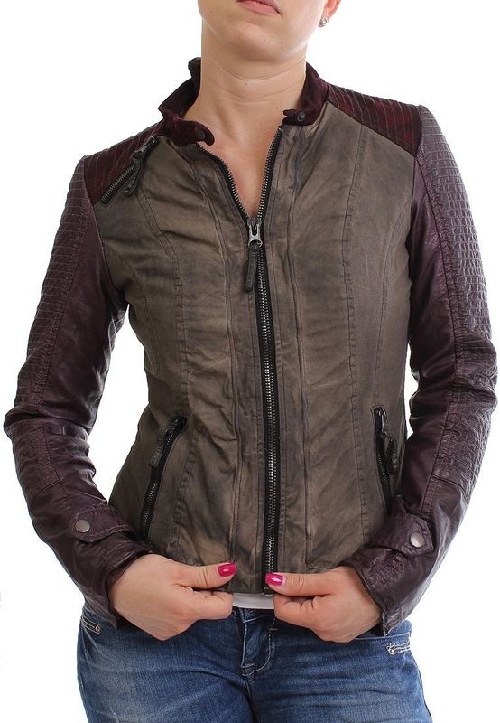Maze Jacke Women - WELLS - Grey-Purple Ansicht