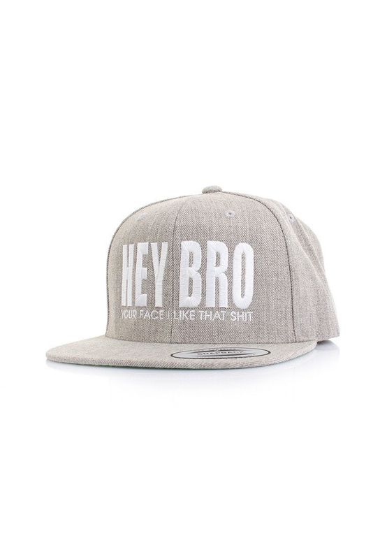 Be Famous Snapback - HEYBRO - Heather Grey Ansicht