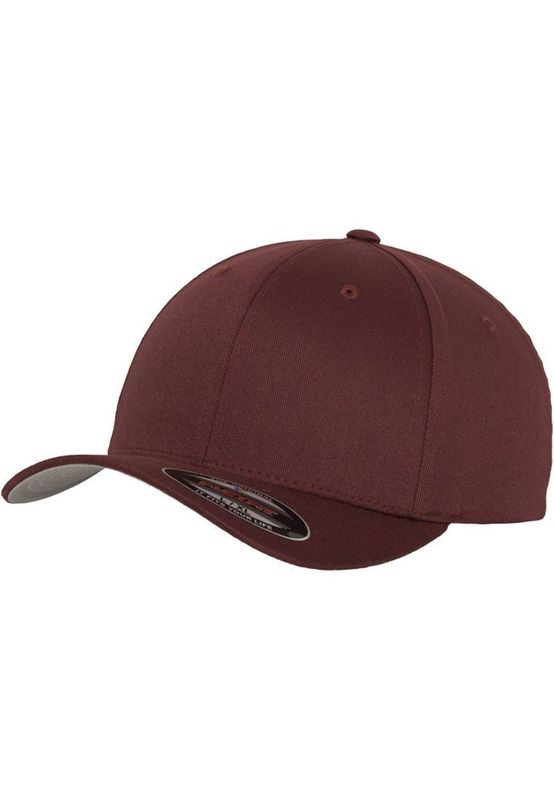 Flexfit Fitted Cap - WOOLY COMBED 6277 - Maroon Ansicht