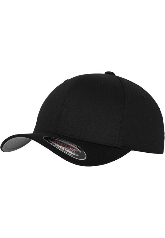 Flexfit Fitted Cap - WOOLY COMBED 6277 - Black Ansicht