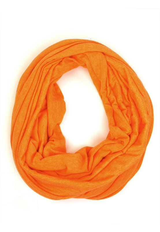 Be Famous Schal - SUMMER JERSEY LOOP SV02 - Heather Orange Ansicht