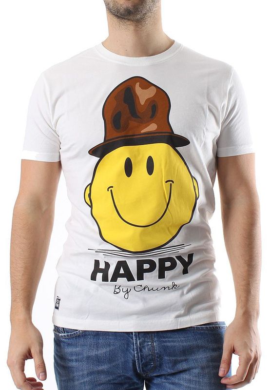 Chunk T-Shirt Men HAPPY Winter White Ansicht